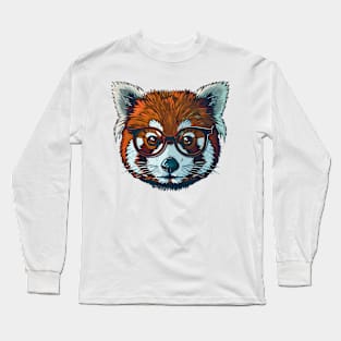 Retro Rascal: The Cunning Critter Long Sleeve T-Shirt